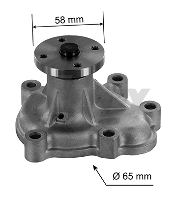Water Pump, engine cooling (1552)