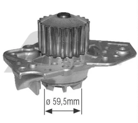 Water Pump, engine cooling (1135)