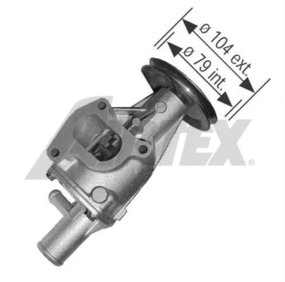 Water Pump, engine cooling (1423)
