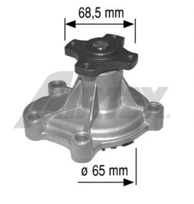 Water Pump, engine cooling (1551)