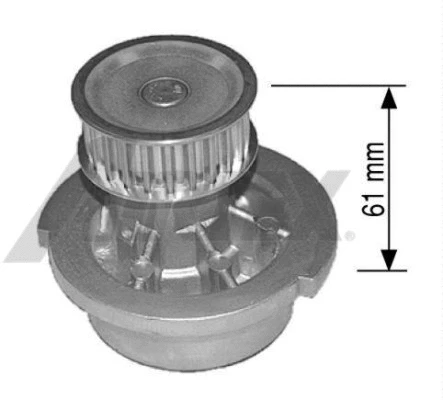 Water Pump, engine cooling (1446)