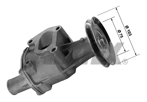 Water Pump, engine cooling (1094)