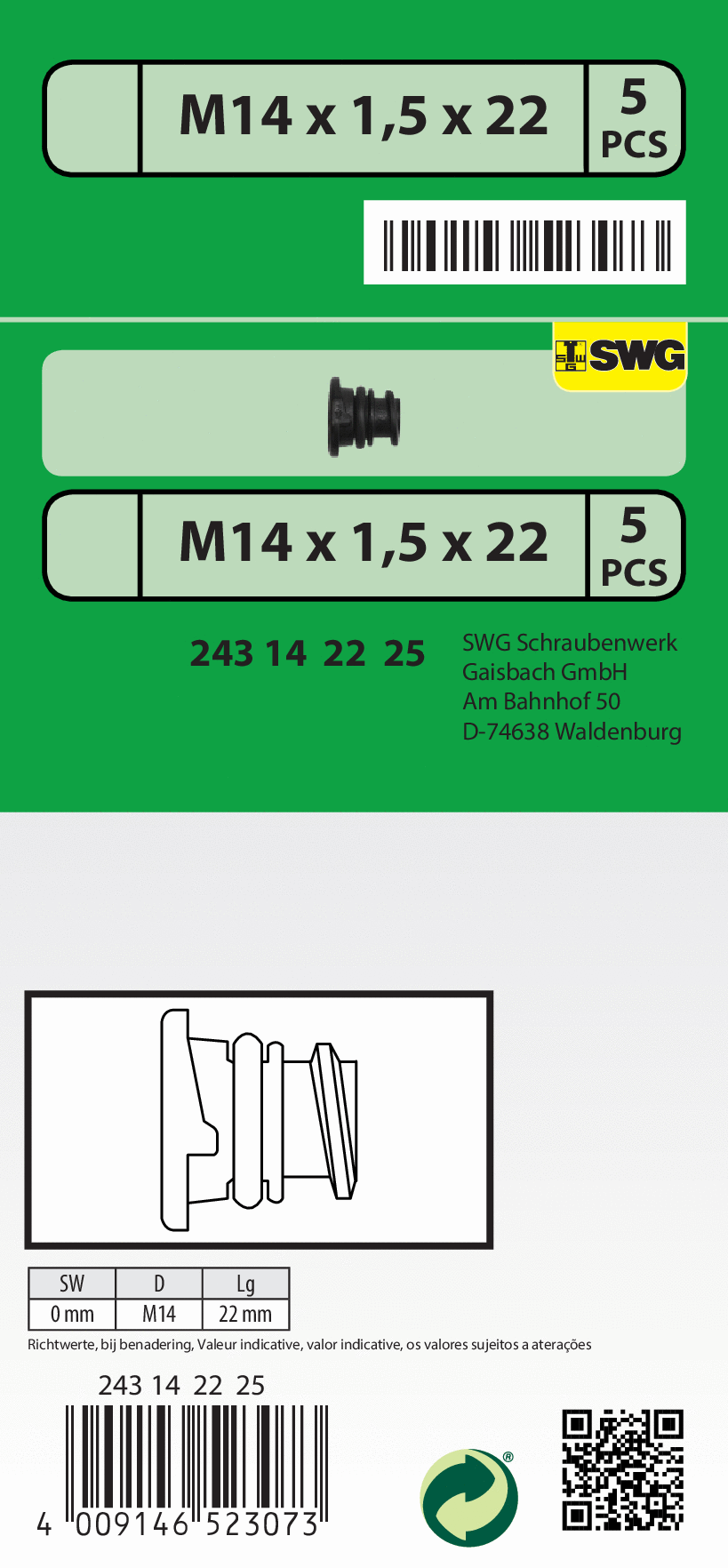 Screw Plug, oil sump