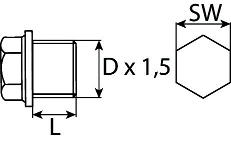 Screw Plug, oil sump