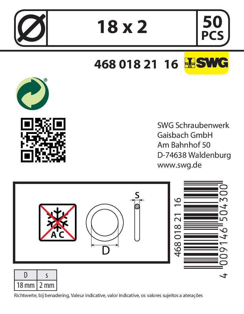 Seal Ring, oil drain plug