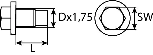 Screw Plug, oil sump