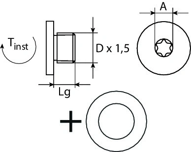 Screw Plug, oil sump