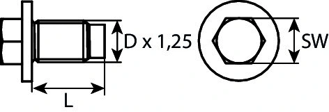 Screw Plug, oil sump