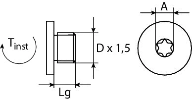 Screw Plug, oil sump