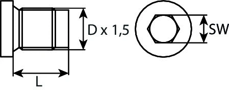 Screw Plug, oil sump