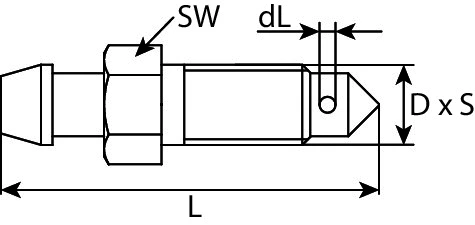 Bleeder Screw/Valve, wheel brake cylinder (88960516)