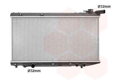 Radiator, engine cooling (TQ-53002124)