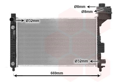 Radiator, engine cooling (TQ-30002248)