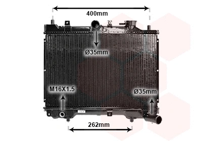 Radiator, engine cooling (TQ-27002023)