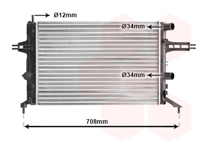 Radiator, engine cooling (TQ-37002257)