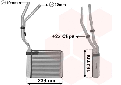 Heat Exchanger, interior heating (TQ-18006364)
