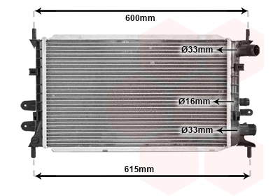 Radiator, engine cooling (TQ-18002148)