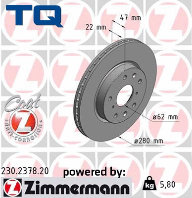 Brake Disc (TQ-BD0036)