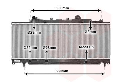 Radiator, engine cooling (TQ-17002149)