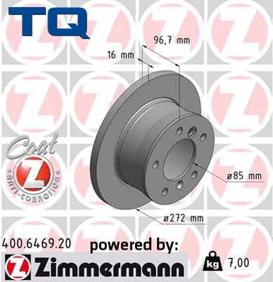 Brake Disc (TQ-BD0796)