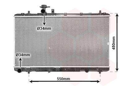Radiator, engine cooling (TQ-52002084)
