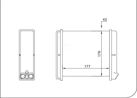 Heat Exchanger, interior heating (TQ-YMLH165)