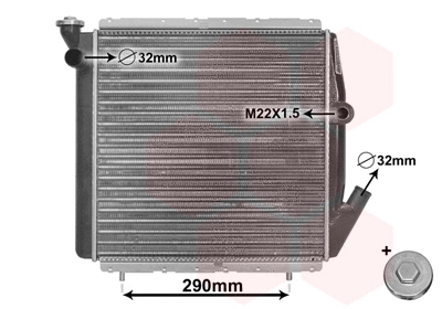 Radiator, engine cooling (TQ-43002070)