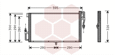 Condenser, air conditioning (TQ-37005268)