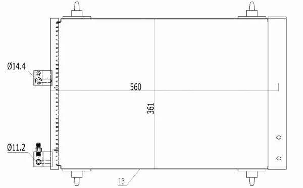 Condenser, air conditioning (TQ-HL-427)