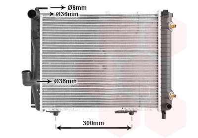 Radiator, engine cooling (TQ-30002069)