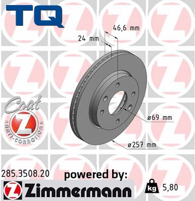Brake Disc (TQ-BD0547)