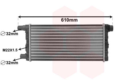 Radiator, engine cooling (TQ-17002115)