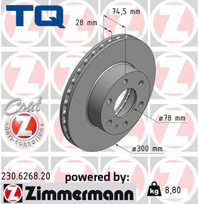 Brake Disc (TQ-BD0038)