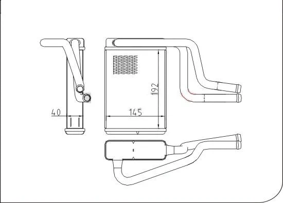 Heat Exchanger, interior heating (TQ-YMLBH181)