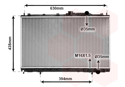 Radiator, engine cooling (TQ-32002064)
