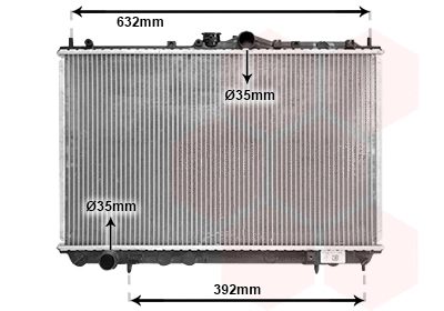 Radiator, engine cooling (TQ-32002111)