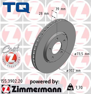 Brake Disc (TQ-BD0357)