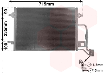 Condenser, air conditioning (TQ-58005189)