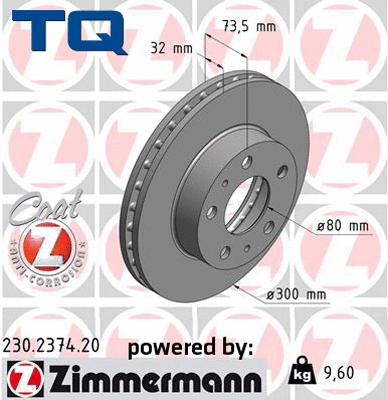 Brake Disc (TQ-BD0034)