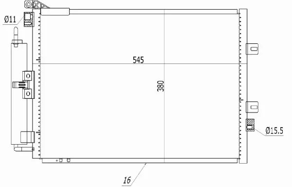 Condenser, air conditioning (TQ-HL-786)