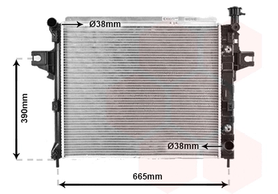 Radiator, engine cooling (TQ-21002044)