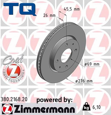 Brake Disc (TQ-BD0652)