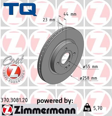 Brake Disc (TQ-BD0623)