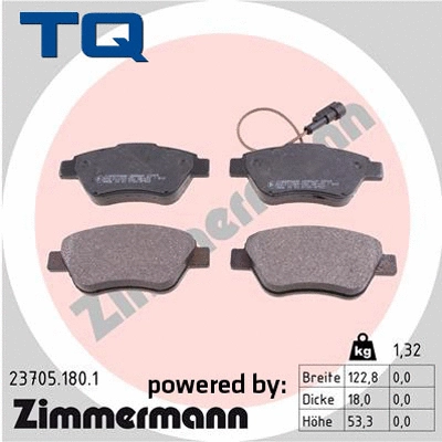 Brake Pad Set, disc brake (TQ-BP0066)