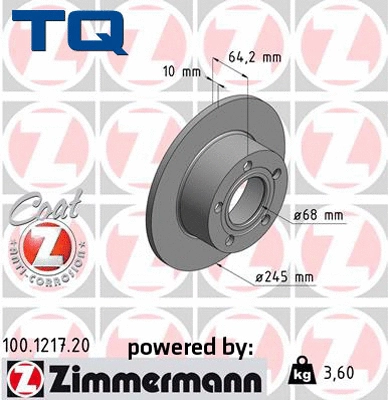 Brake Disc (TQ-BD0001)