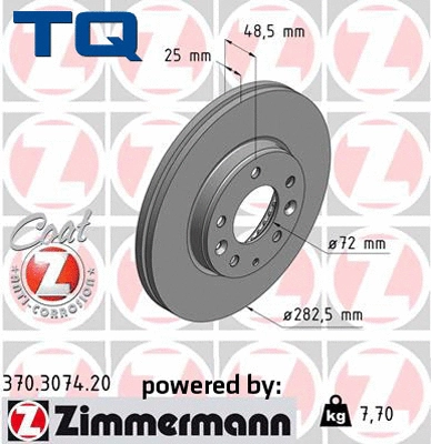 Brake Disc (TQ-BD0054)