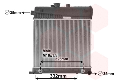 Radiator, engine cooling (TQ-30002150)