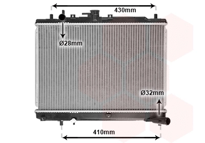 Radiator, engine cooling (TQ-27002070)