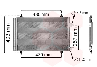 Condenser, air conditioning (TQ-09005230)