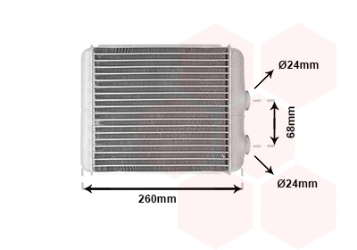 Heat Exchanger, interior heating (TQ-37006259)